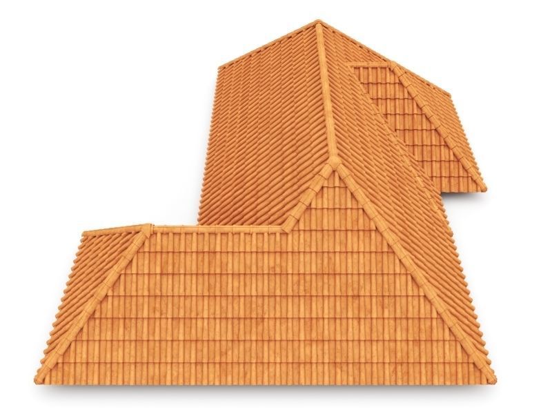 Realistic Roof Tile Collections 3D model_8