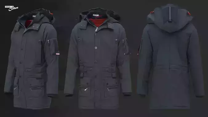 The Jacket 03 - 68 Marvelous Designer and Clo3D