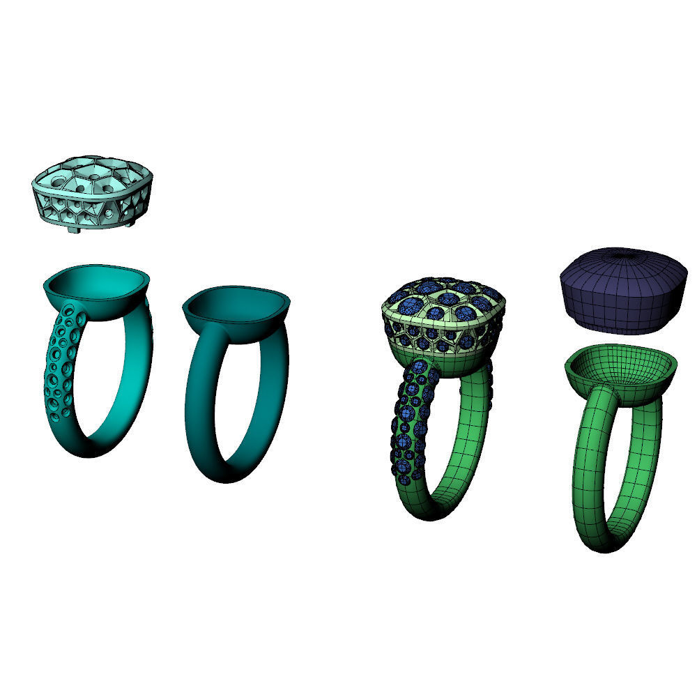 Nudo Classic Ring 3D print model_4