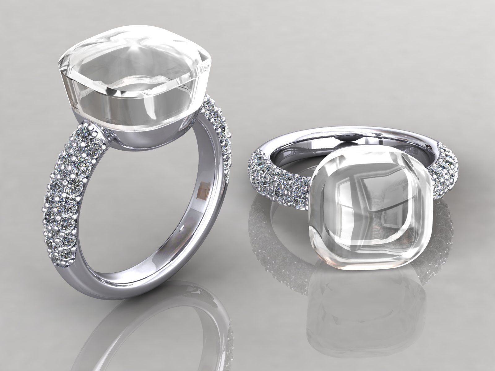 Nudo Classic Ring 3D print model_1