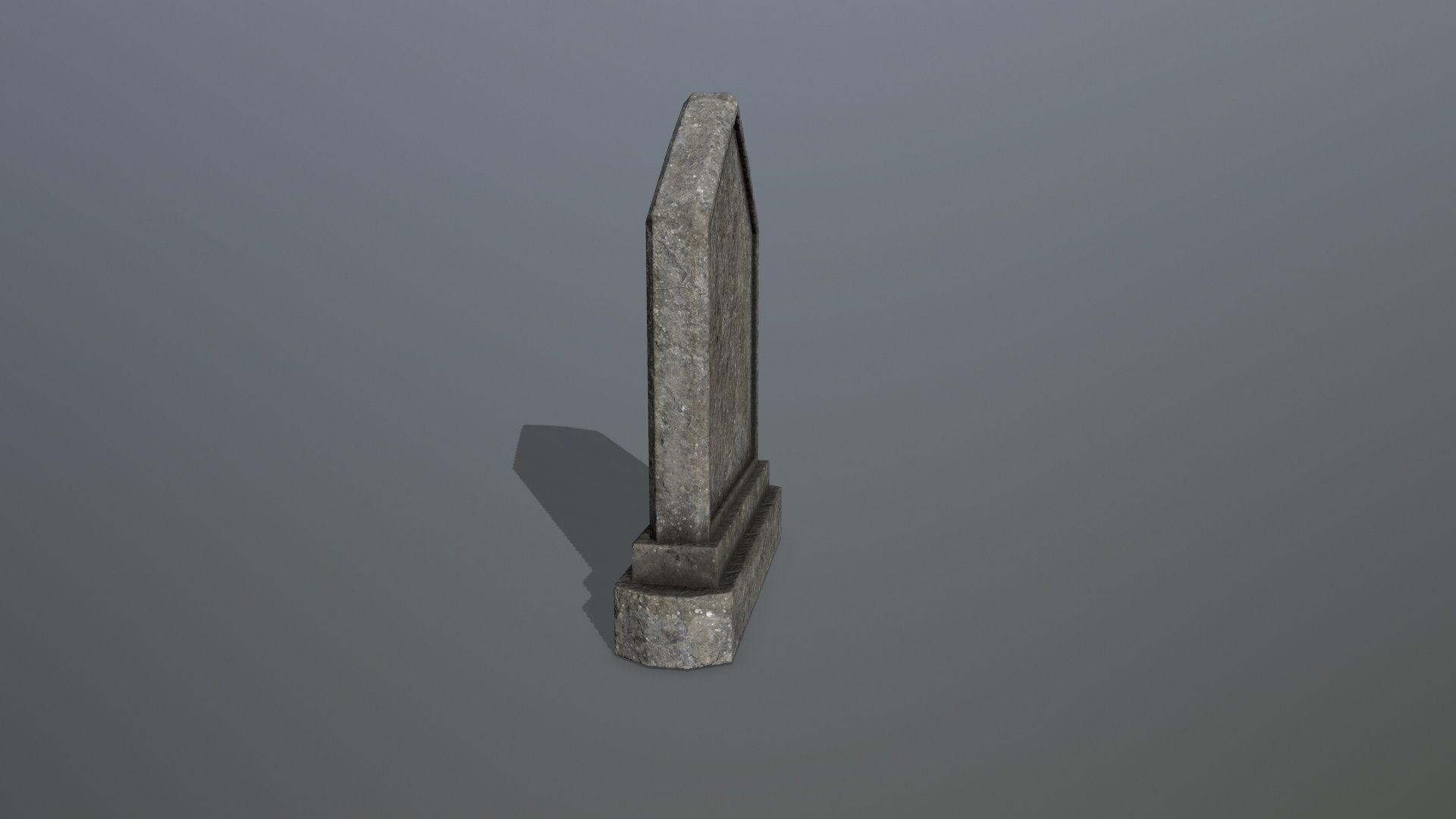 Tomb Stone Set Low-poly 3D model_25