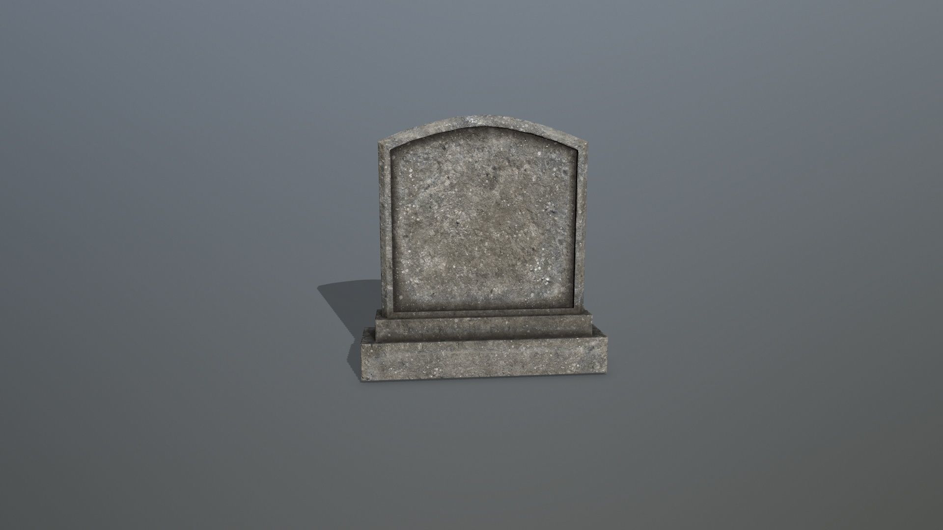 Tomb Stone Set Low-poly 3D model_23
