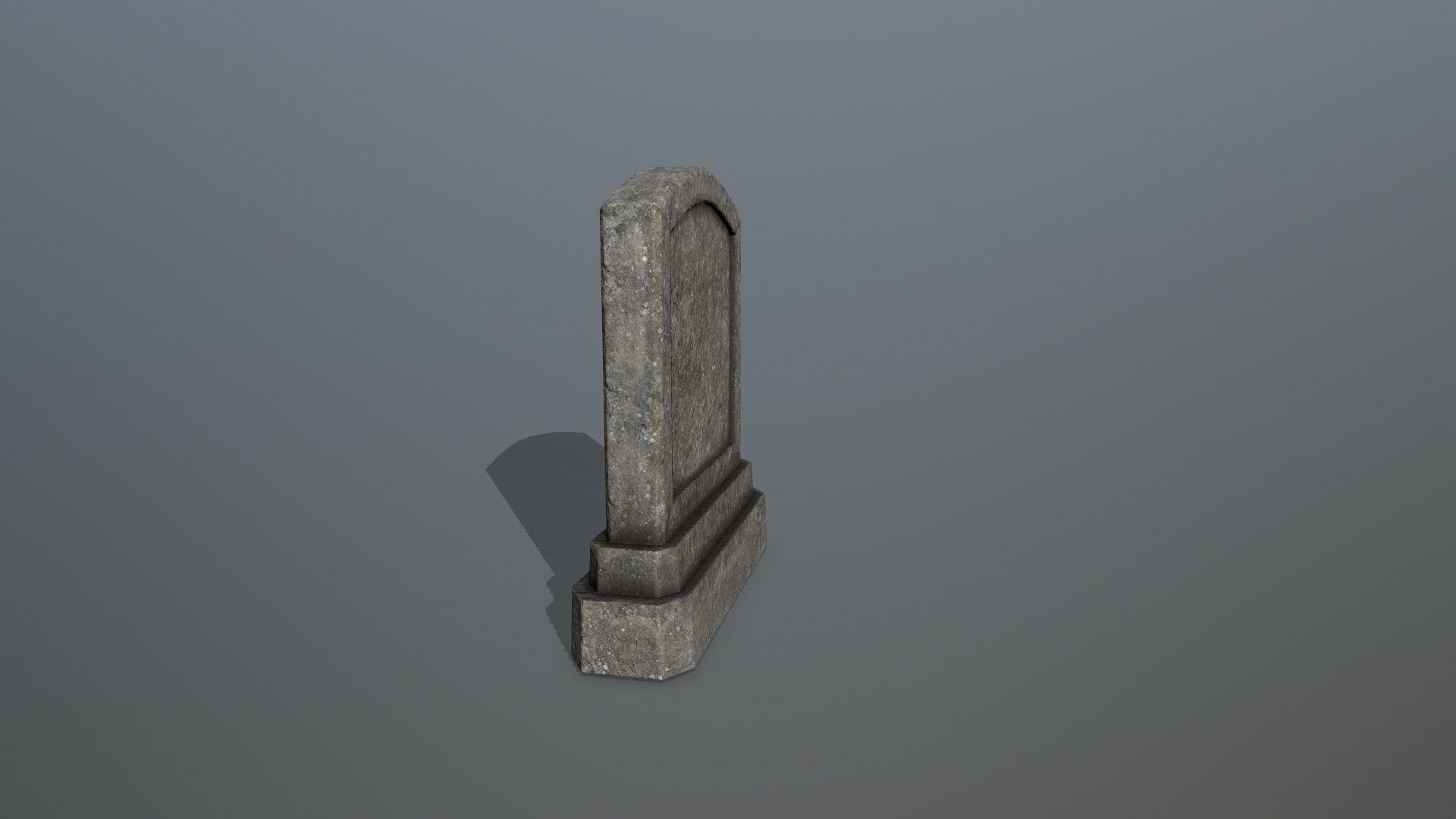 Tomb Stone Set Low-poly 3D model_14