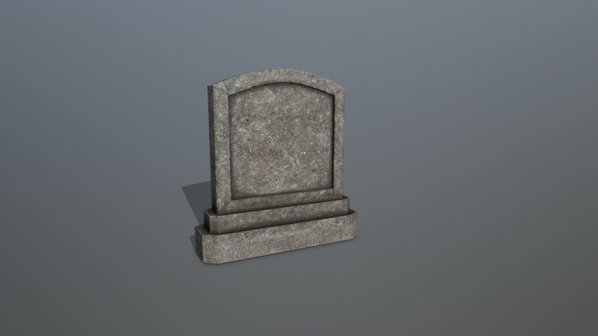 Tomb Stone Set Low-poly 3D model_13