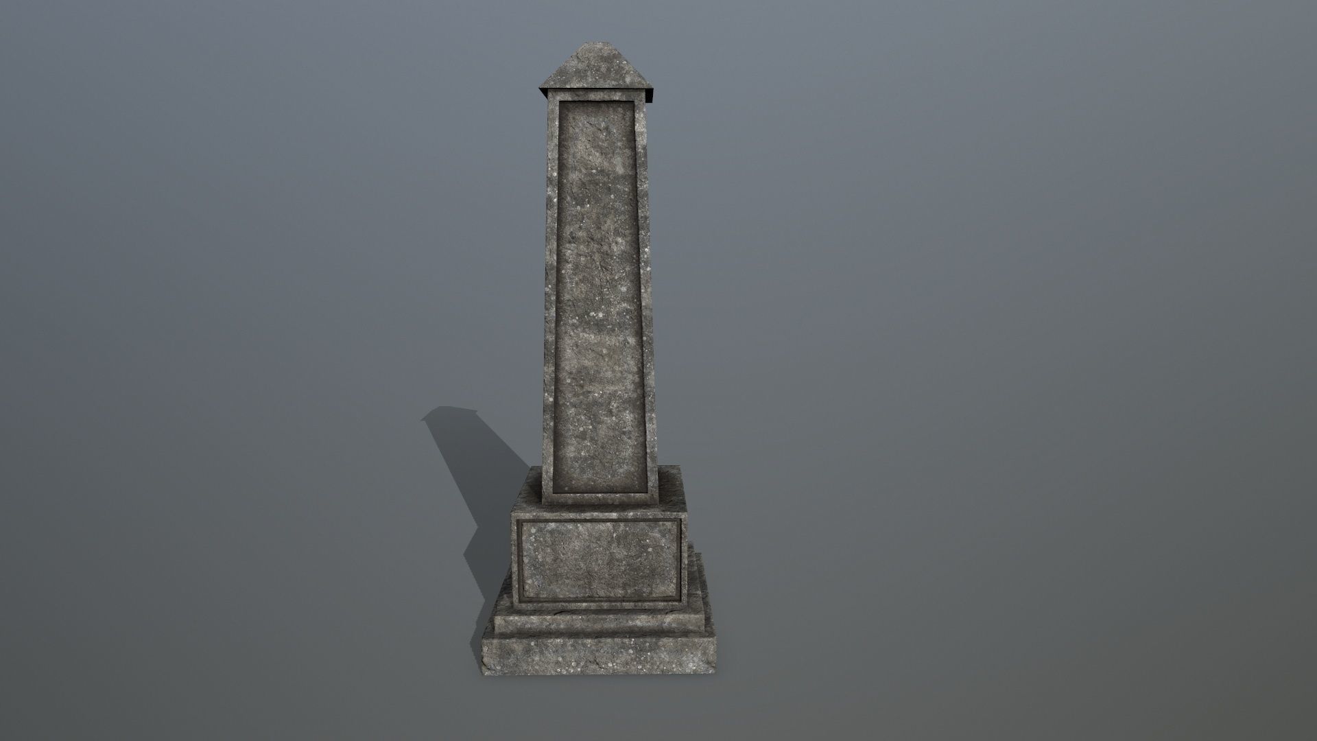 Tomb Stone Set Low-poly 3D model_20