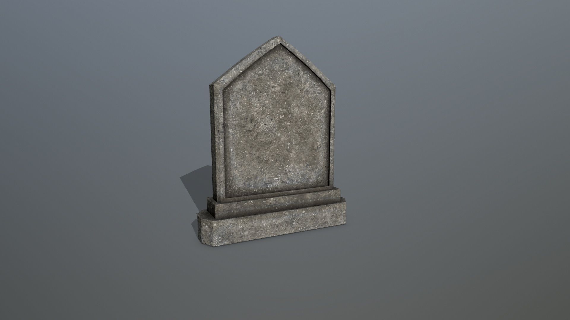 Tomb Stone Set Low-poly 3D model_24