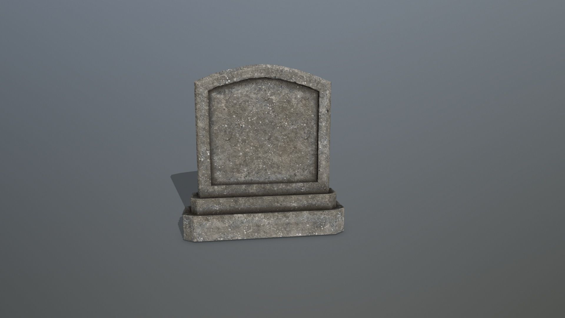 Tomb Stone Set Low-poly 3D model_15