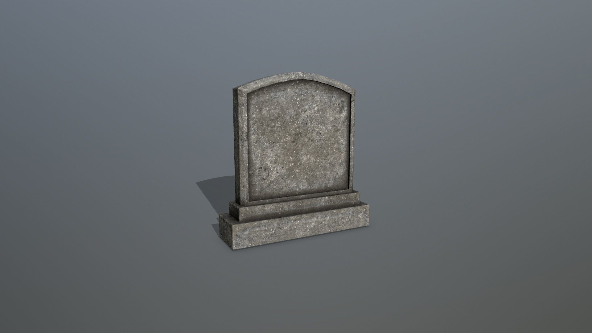 Tomb Stone Set Low-poly 3D model_21