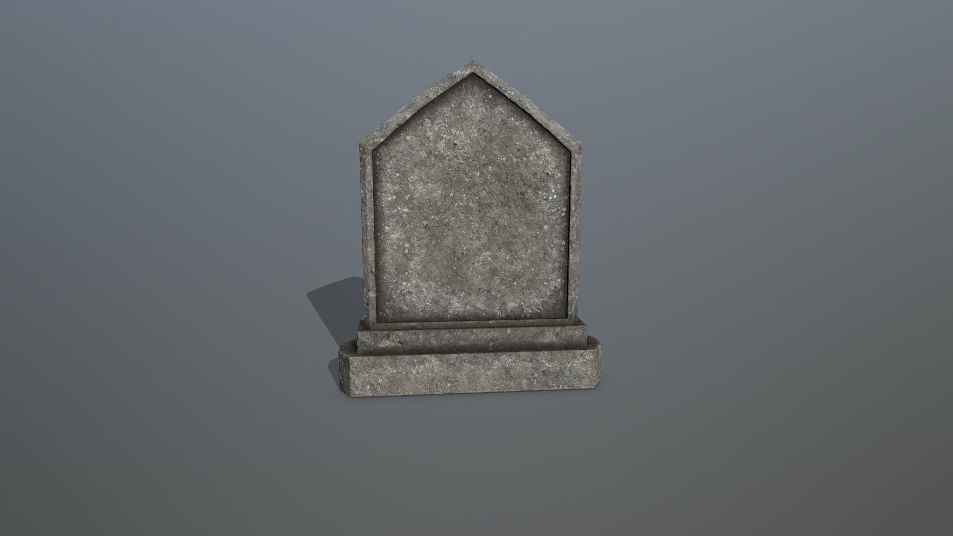 Tomb Stone Set Low-poly 3D model_26