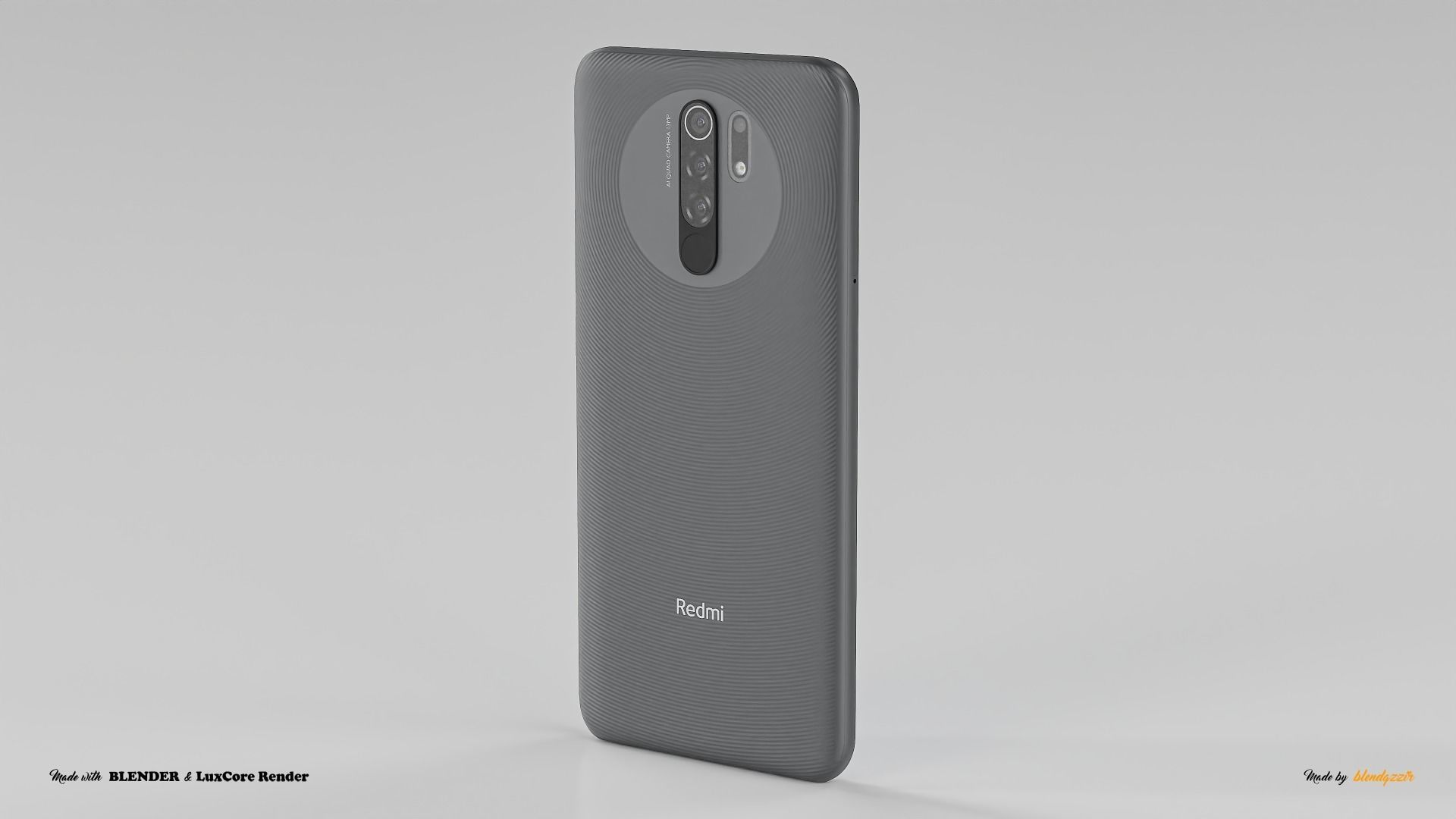 XIAOMI REDMI 9 3D model_7