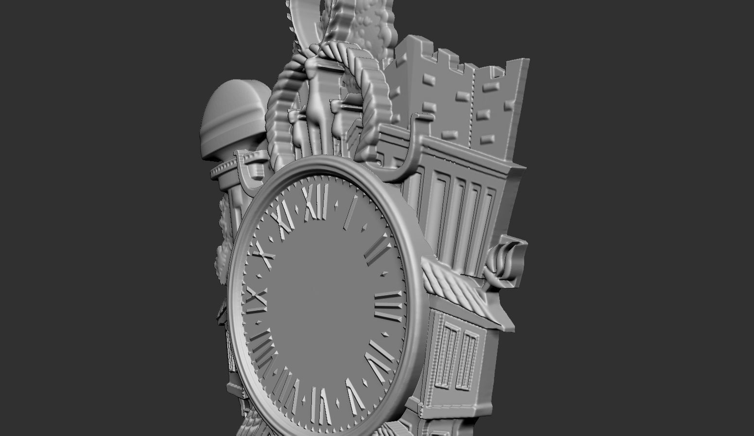 Ankara city Wall Clock 3D print model_6