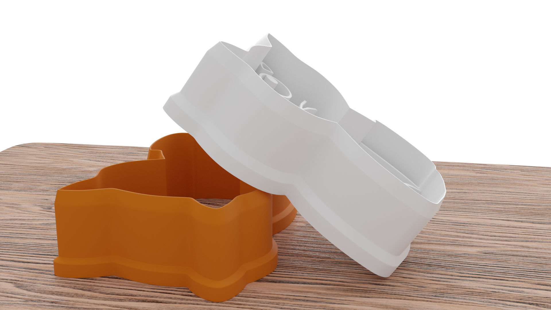 Two-in-one cat-shaped mold for 3D printer 3D print model_5