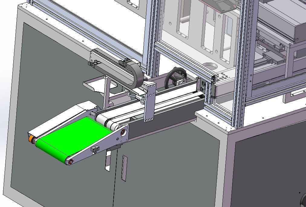 Mobile phone and tablet computer screen  assembly machine 3D model_4