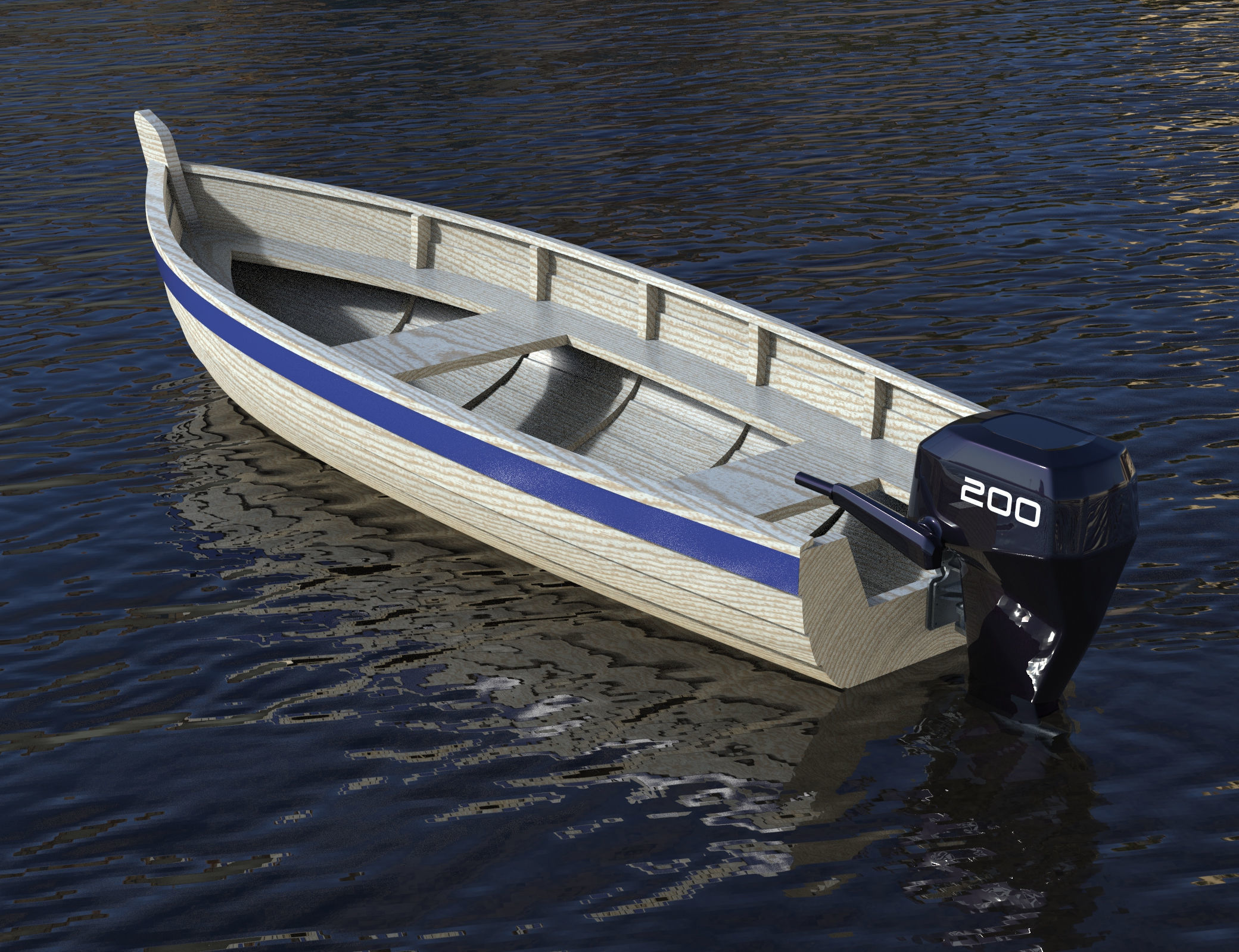 Fishing boat 3D
