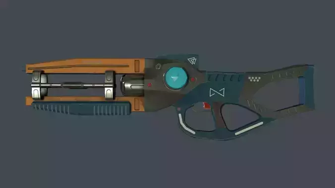 Plasma Rifle  Low-Poly
