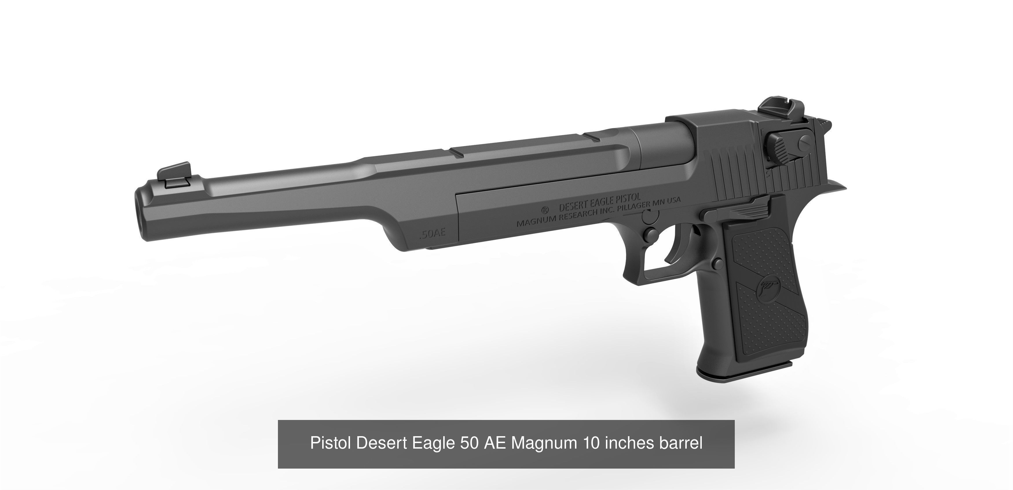 Desert Eagle pistols 3D Model Collection_2