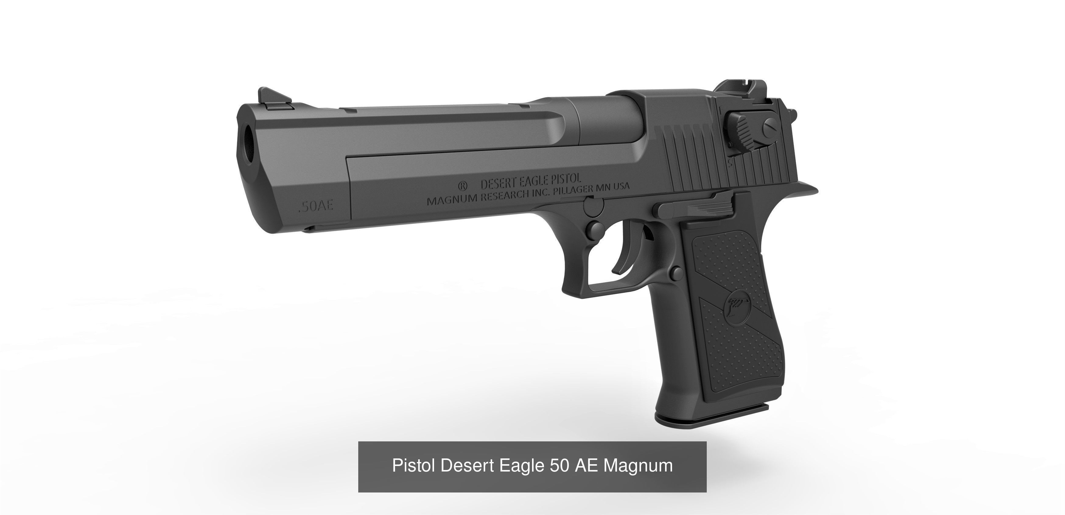 Desert Eagle pistols 3D Model Collection_1