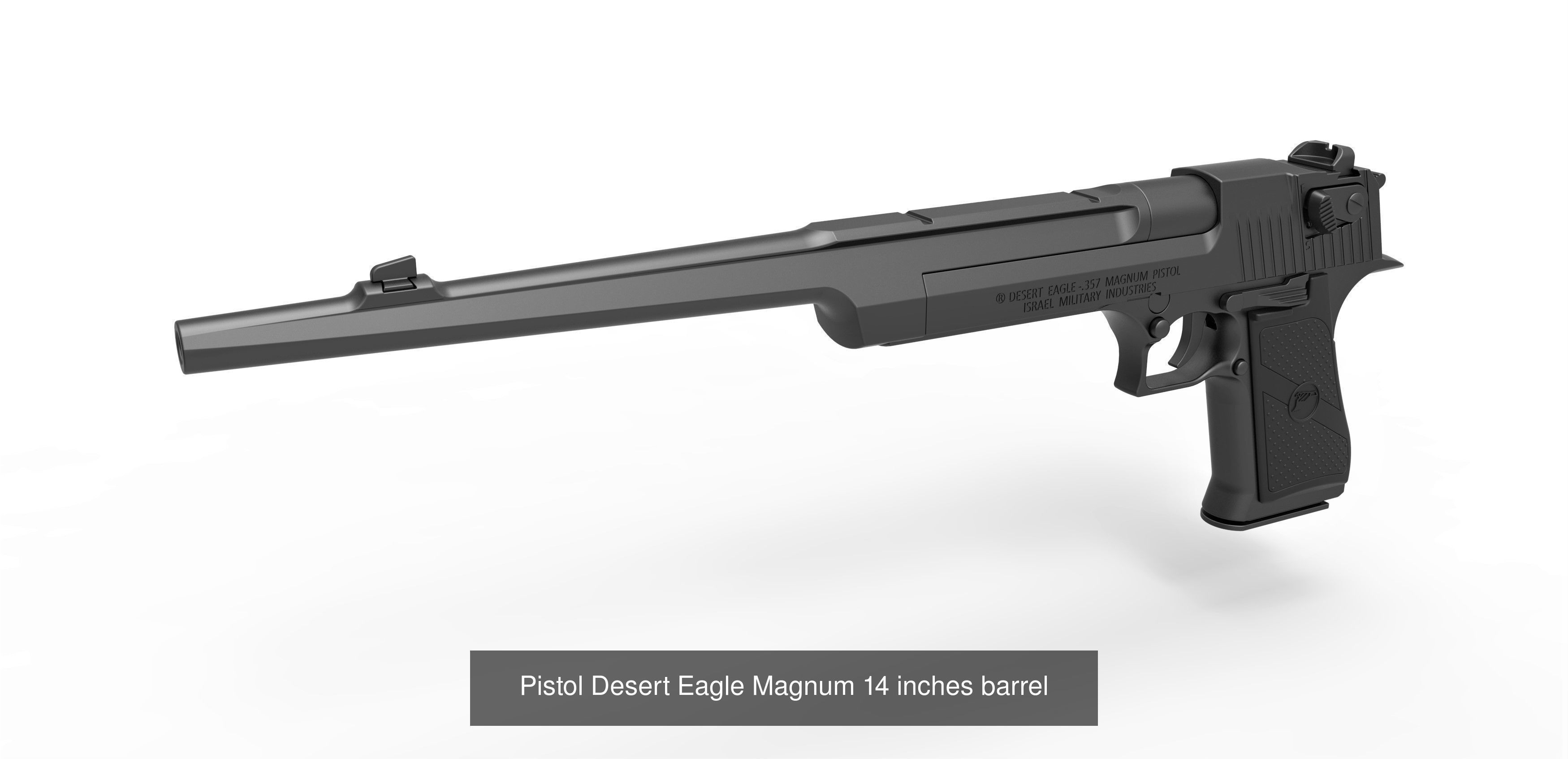 Desert Eagle pistols 3D Model Collection_3