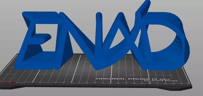Test 3D prints of a name Free 3D print model