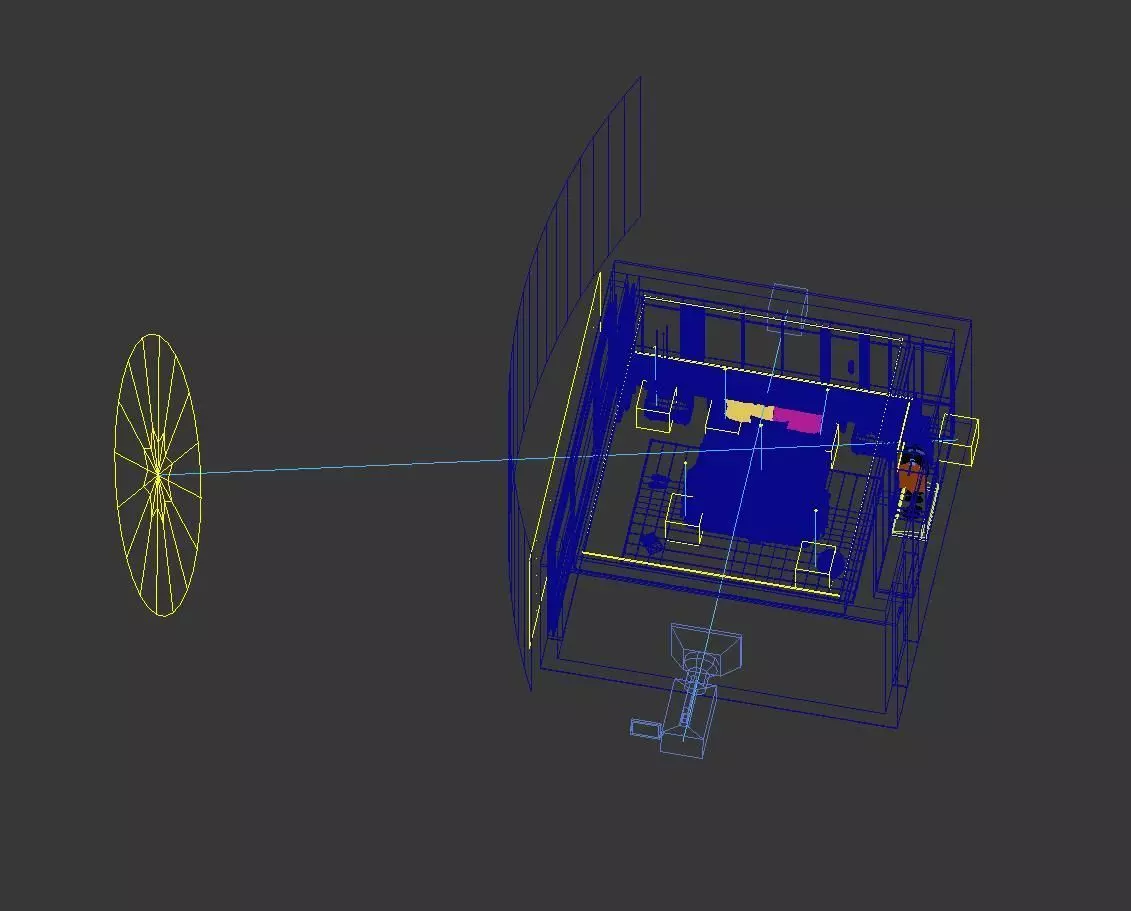 Modern luxury style bedroom 3D model_7