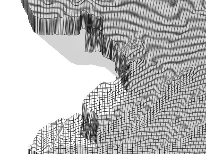 Syria High resolution 3D relief maps 3D model_11