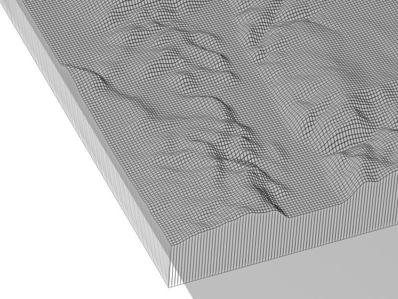 Syria High resolution 3D relief maps 3D model_10