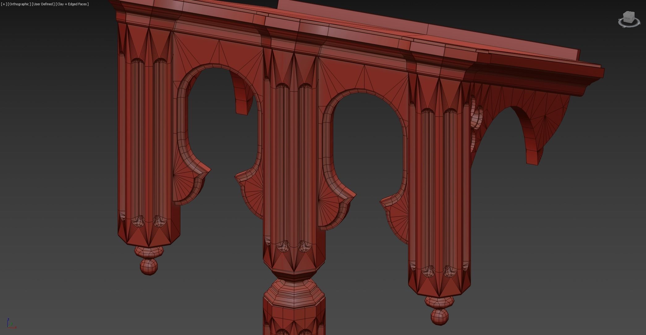 Christian Church Lectern Low-poly 3D model_16