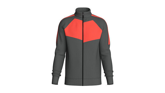 Men Knit Jacket in Clo3d and Marvelous Designer 3D model