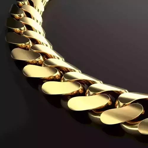 6 MM MIAMI CUBAN LINK PONG SET FOR BRACELET OR NECKLACE 3D print model
