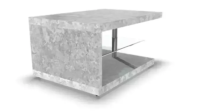 Living Room Table 002 Low-poly 3D model