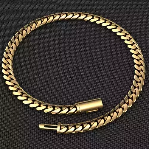 7 MM MIAMI CUBAN LINK PONG SET FOR BRACELET OR NECKLACE 3D print model