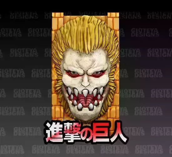 Attack on Titan Jaw Titan 3D model
