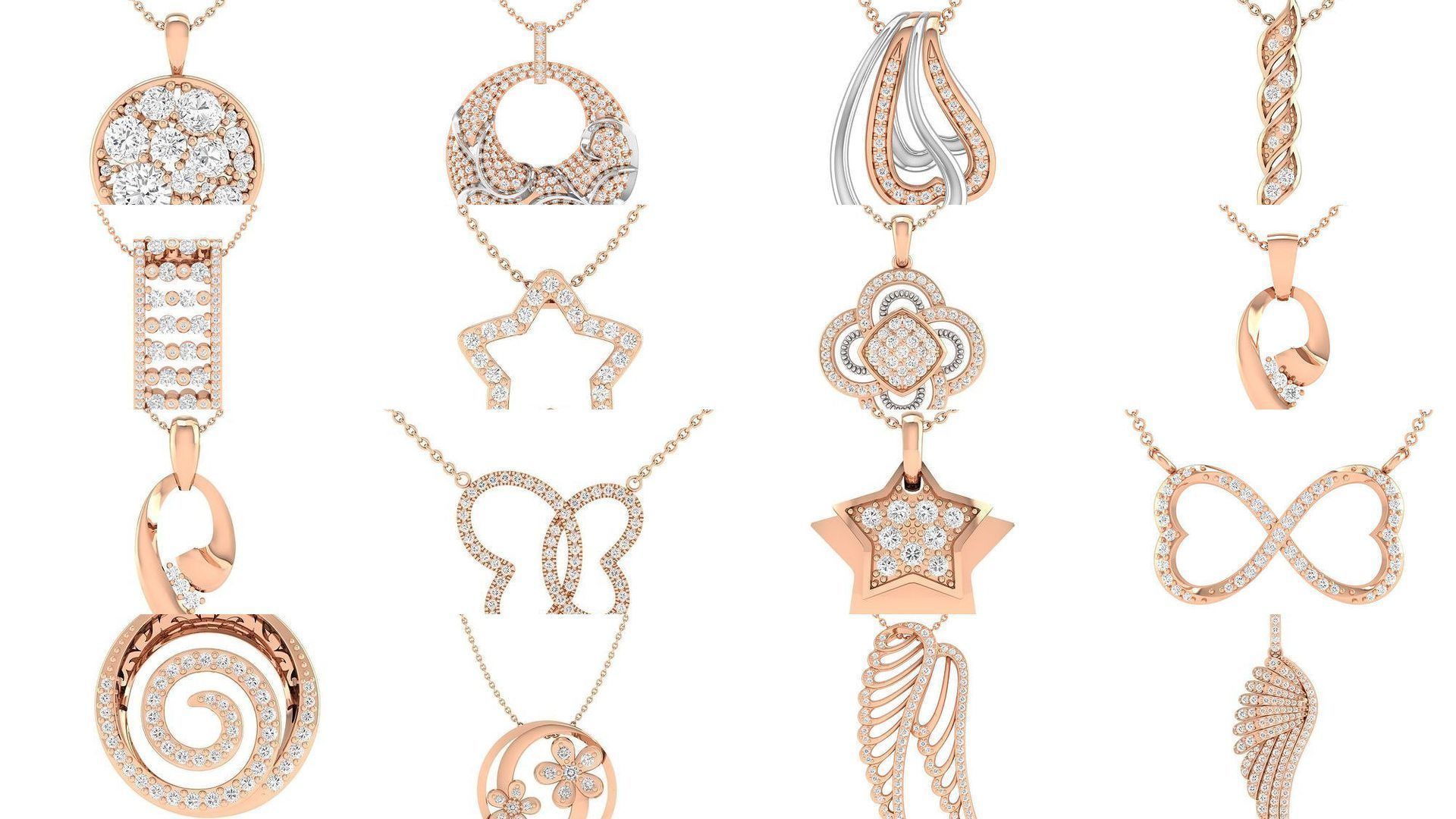 37 Italian Pendant 3dm stl renders details bulk collection _1