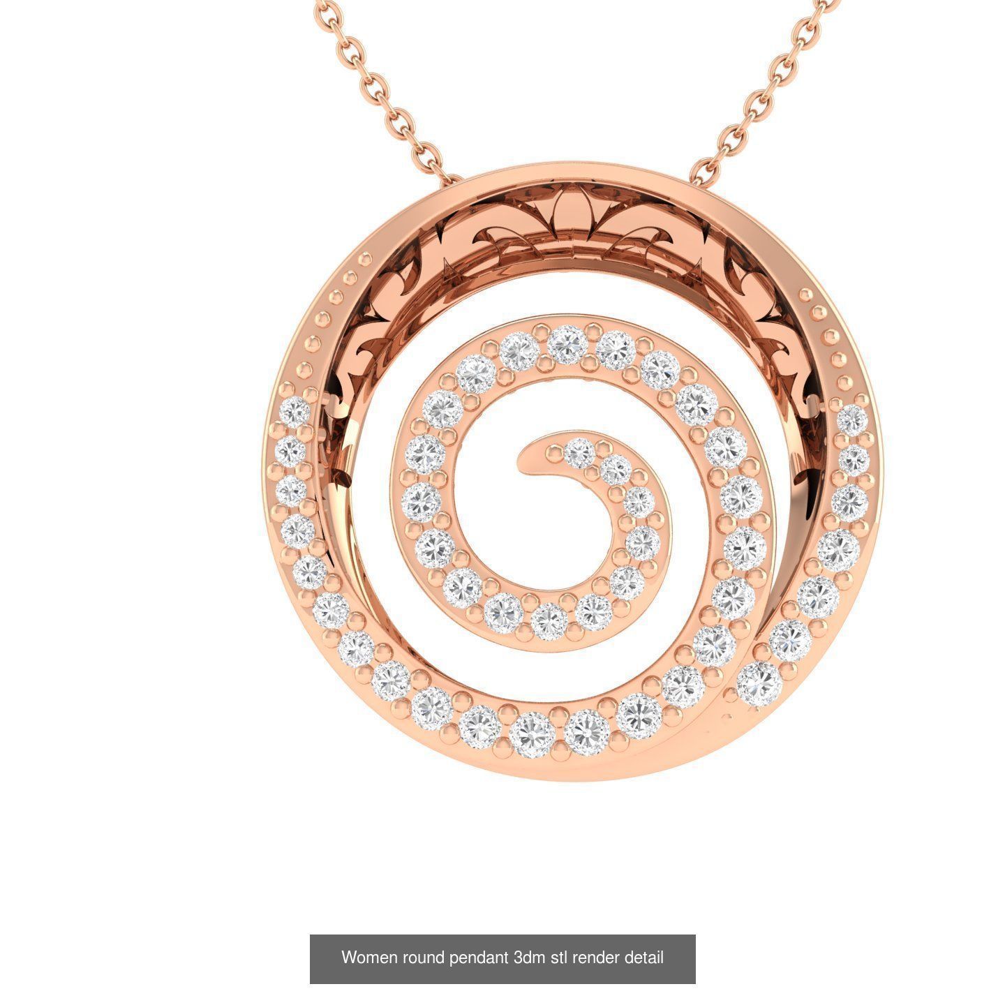 37 Italian Pendant 3dm stl renders details bulk collection _33