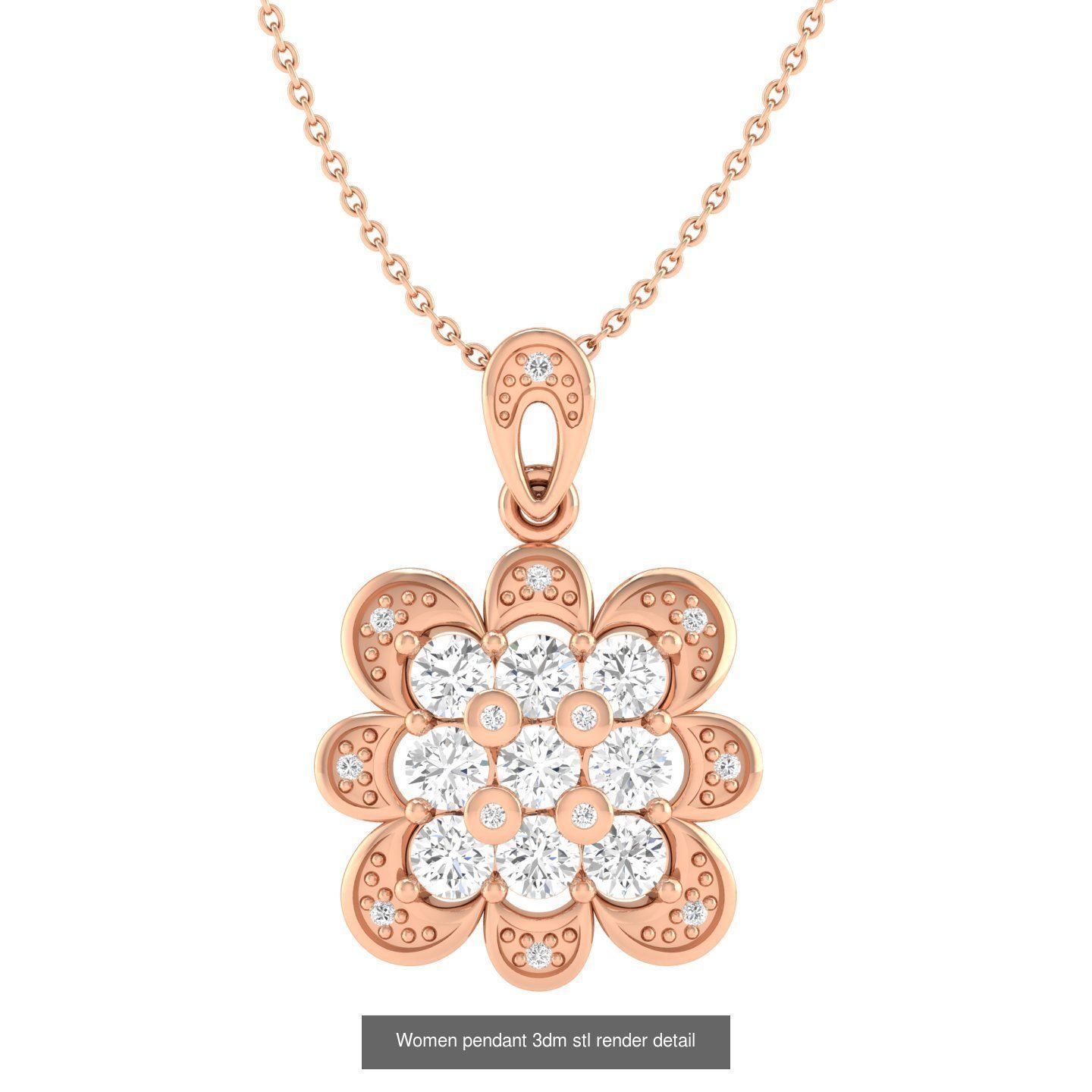 37 Italian Pendant 3dm stl renders details bulk collection _18