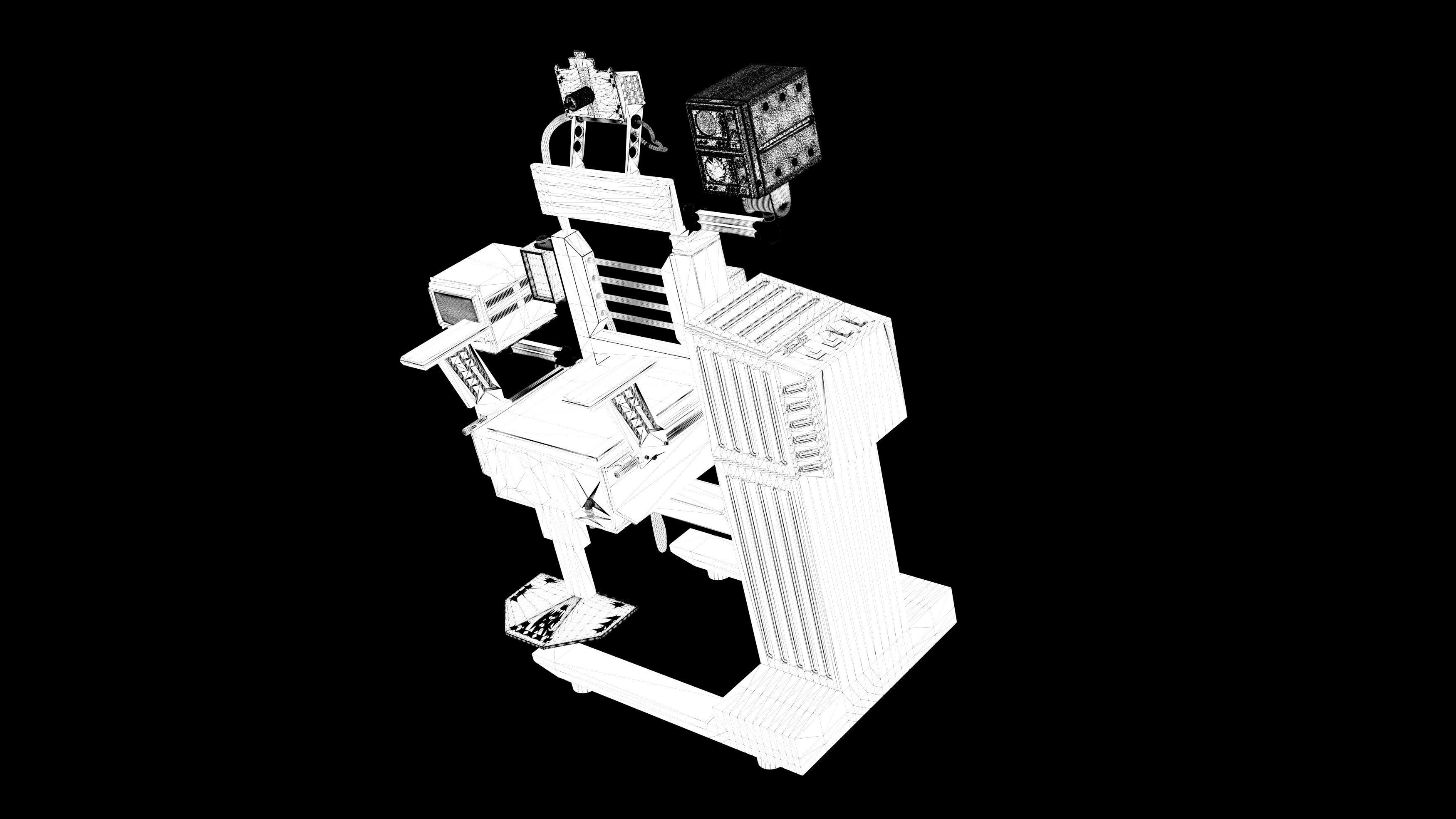 Robocop Chair for 3D printing 3D print model_36