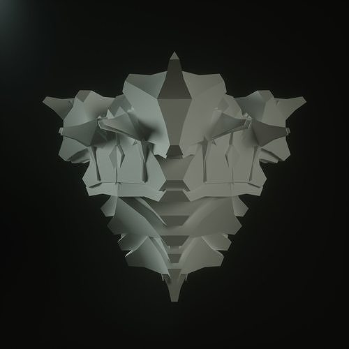 Abstract Shape 001 Low-poly 3D model