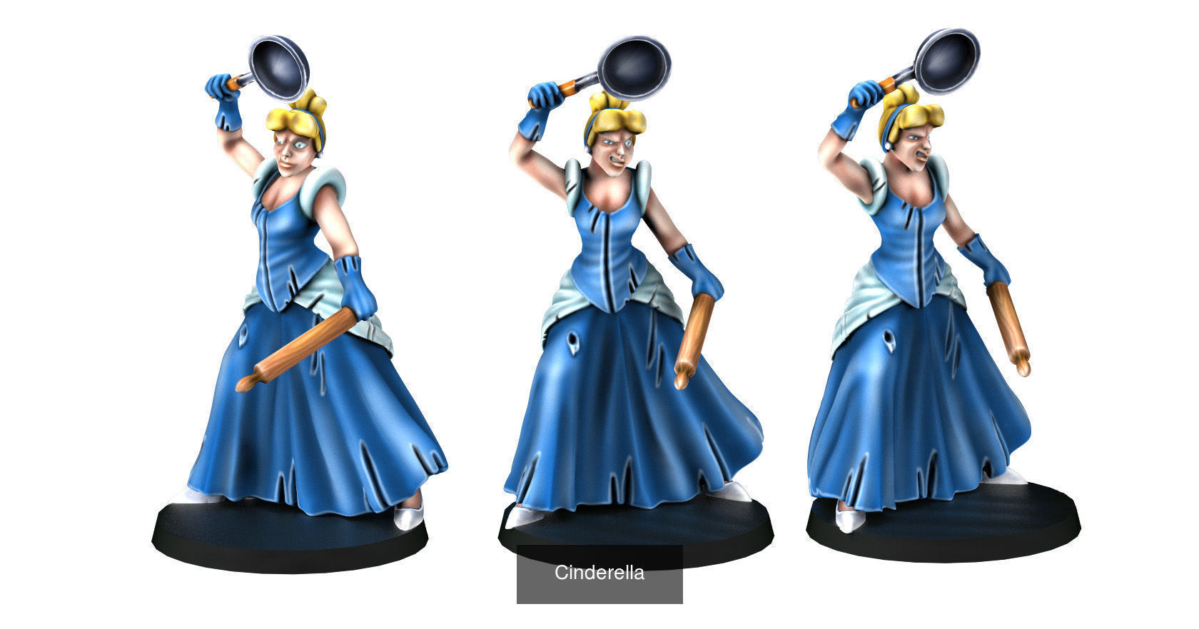 Princesses got angry Bundle 3D Model Collection_8