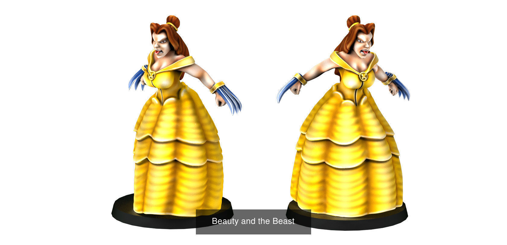 Princesses got angry Bundle 3D Model Collection_4