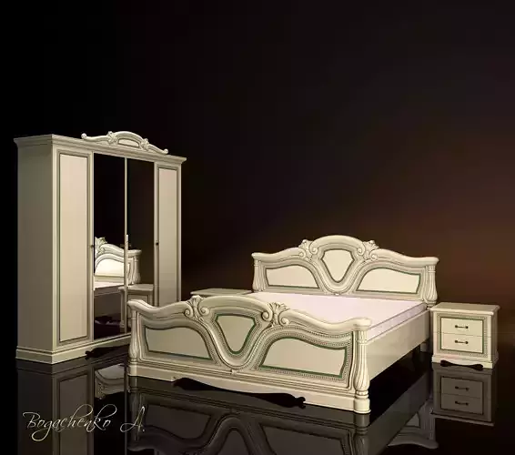 3D models for bedroom