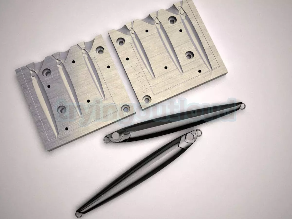 7-10-15 Gr JPR Long Metal Jig mold 3D print model_0