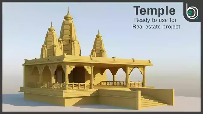 Temple for real estate project