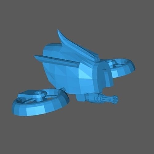 Chunky Security Drone Free 3D print model