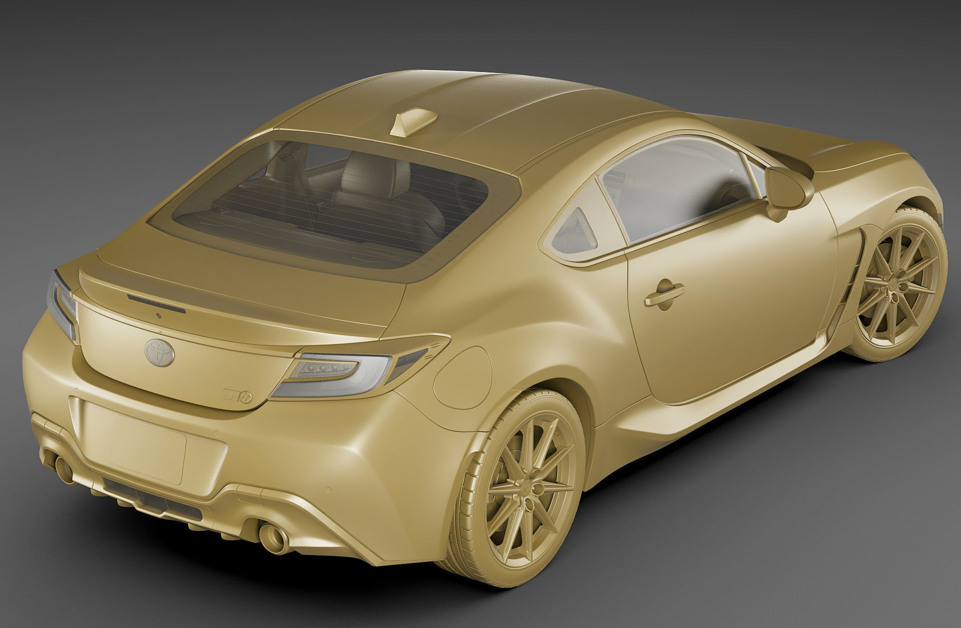 Toyota GR 86 2022 with interior 3D model_27
