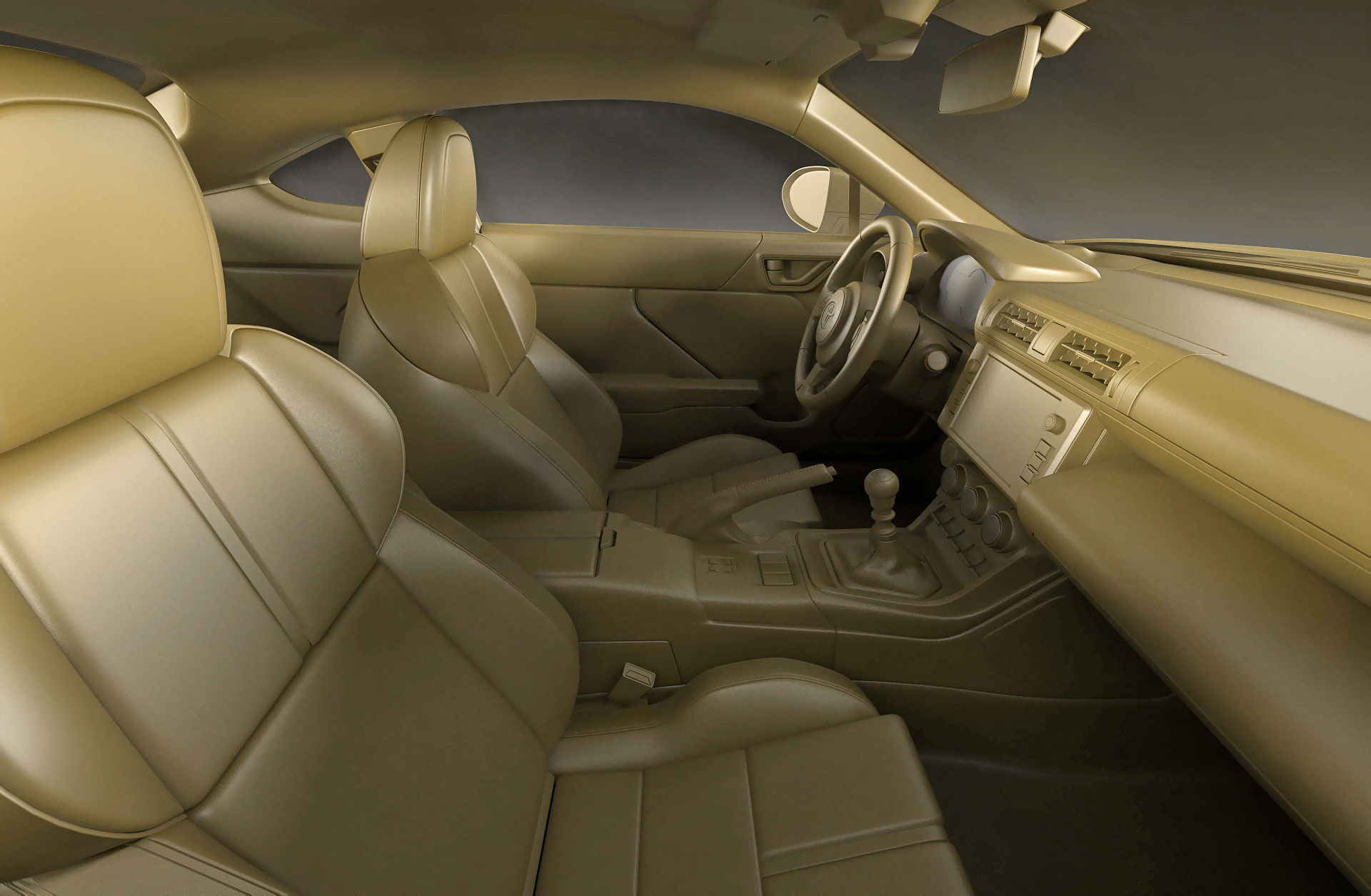 Toyota GR 86 2022 with interior 3D model_31