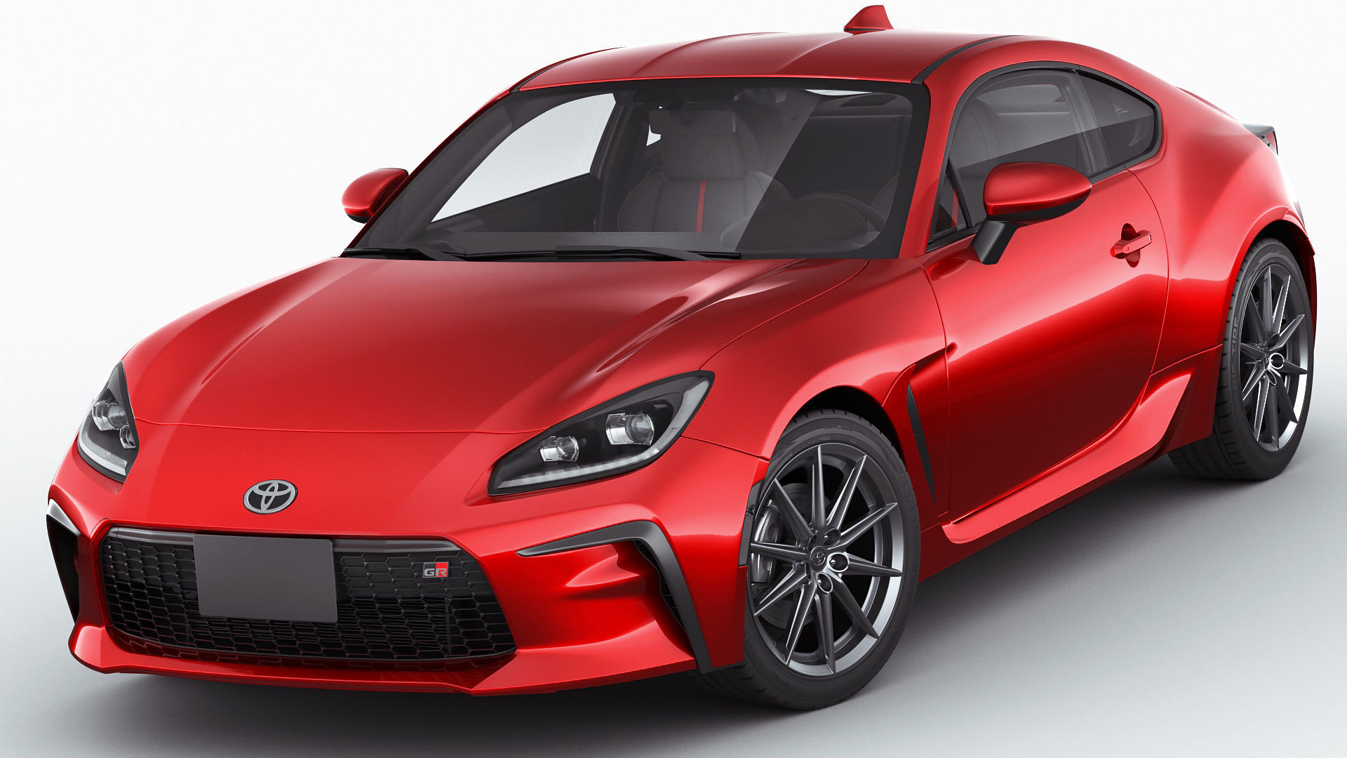 Toyota GR 86 2022 with interior 3D model_1