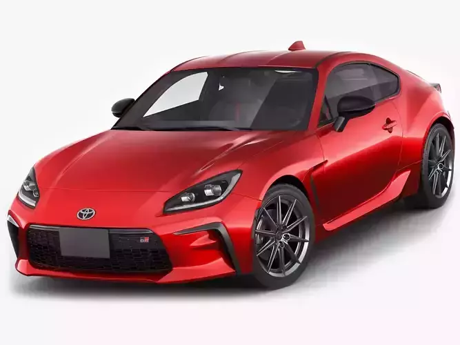 Toyota GR 86 2022 with interior 3D model