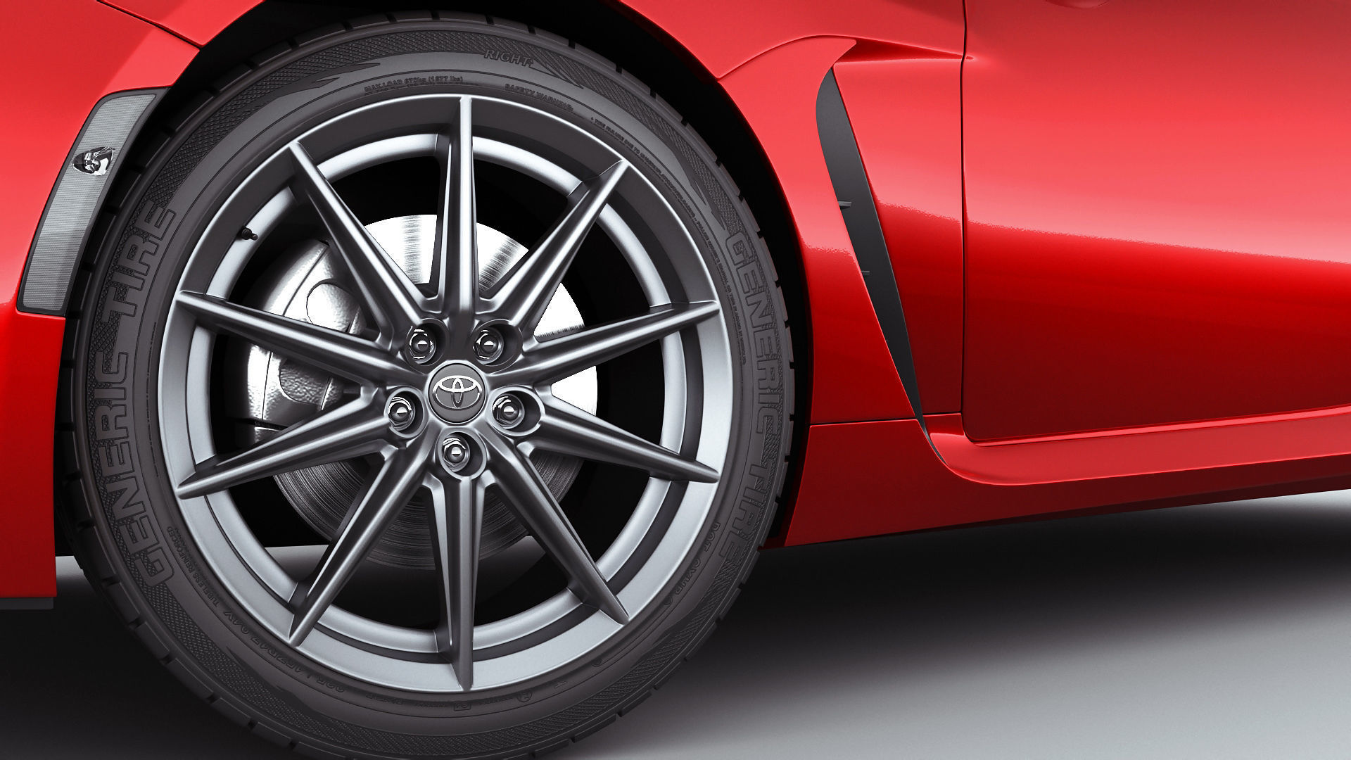 Toyota GR 86 2022 with interior 3D model_14