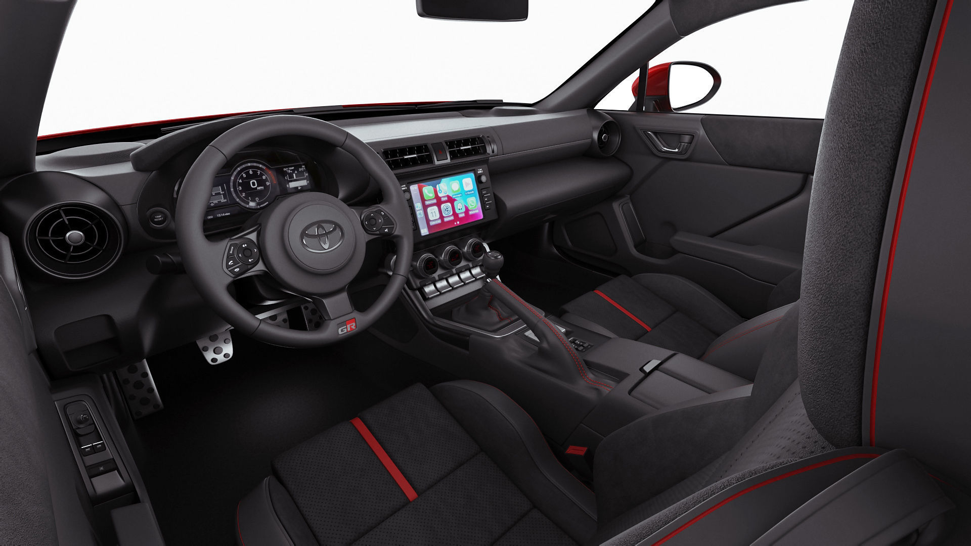 Toyota GR 86 2022 with interior 3D model_18