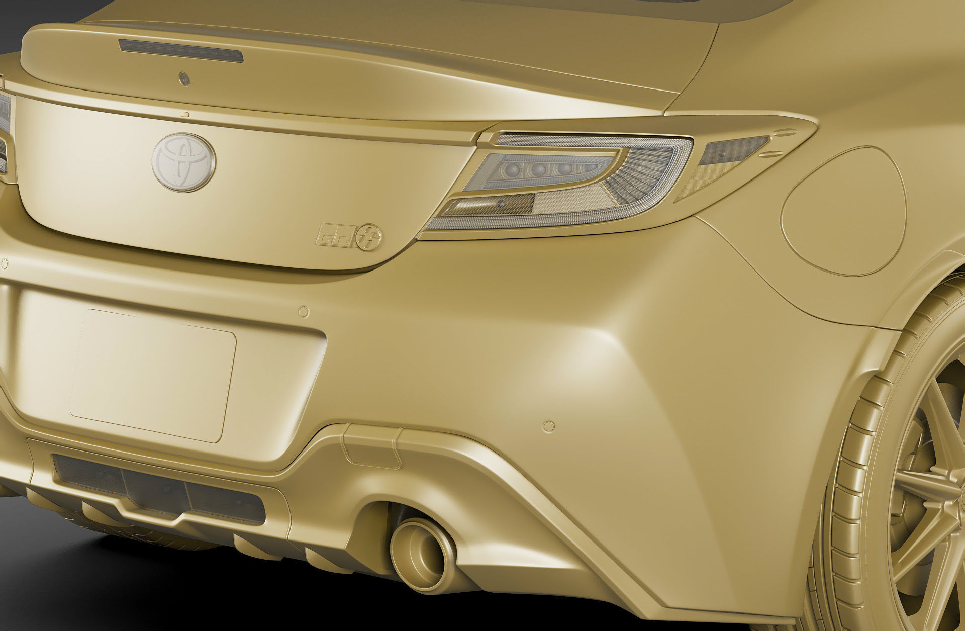 Toyota GR 86 2022 with interior 3D model_29